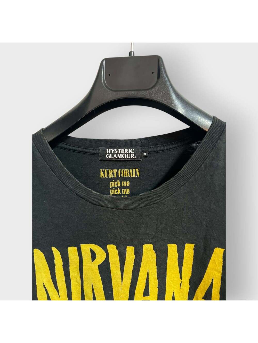 Hysteric Glamour Nirvana Graphic Tee Black Size M Rare
